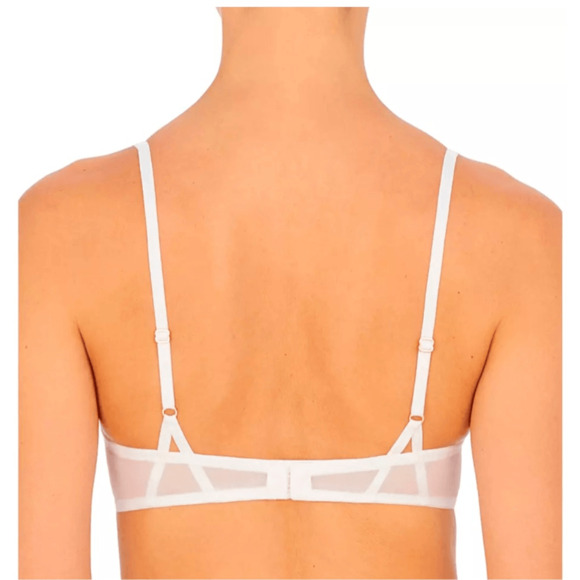 Natori 34C Natorious Demi Contour Underwire Bra NWOT 712308 Soft White Combo - Picture 2 of 8